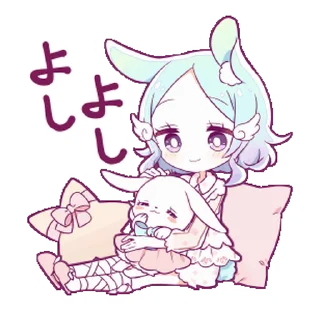 👧 emoji Makoto & Koto ^᪲ @ID_CALIXTE ོ𑁬 Telegram sticker 19 of 20