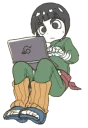 😐 emoji Rock lee by Rahman Yato Telegram sticker 17 of 92