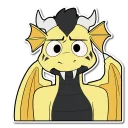 Sticker from Luke Mortora - the Banana Dragon