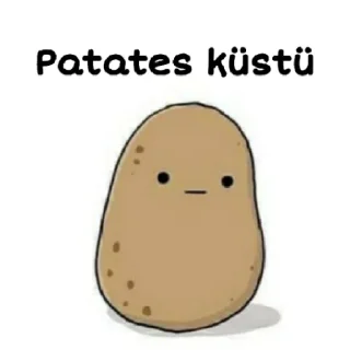 😁 emoji patates Telegram sticker 5 of 30