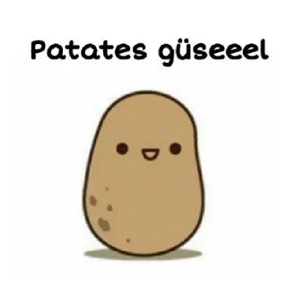 😁 emoji patates Telegram sticker 10 of 30