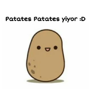 😁 emoji patates Telegram sticker 24 of 30