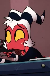 🔪 emoji Moxxie by @SonoUnCamaleonteBlu Telegram sticker 3 of 120