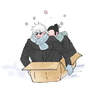 ⛓ emoji After Gojo said "i love you" 2/2 Telegram sticker 23 of 52