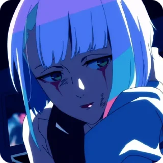 ⭐️ emoji ༊*·˚ @animecupid| Lucy Kushinada @pinterest_to_stickerbot Telegram sticker 3 of 41