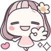 ⭐ emoji ˗ˋʚ 𝑔𝑖𝑟𝑙𝑖𝑒 ♡︎ @I1RRN ɞˊ˗ Telegram sticker 3 of 40