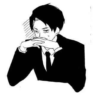⚫ emoji 𝙷𝚊𝚛𝚞 Telegram sticker 23 of 60