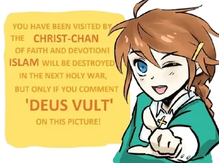 Sticker from Christ-chan malaclypse