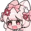 😡 emoji ˗ˋʚ 𝑔𝑖𝑟𝑙𝑖𝑒 ♡︎ @I1RRN ɞˊ˗ Telegram sticker 5 of 112