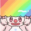 🤡 emoji ˗ˋʚ 𝑔𝑖𝑟𝑙𝑖𝑒 ♡︎ @I1RRN ɞˊ˗ Telegram sticker 11 of 112