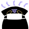 🤩 emoji ᑲᥣᥲᥴk ᥴᥲ𝗍 ♡︎ @I1RRN Telegram sticker 18 of 40