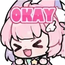 🙌 emoji ˗ˋʚ 𝑔𝑖𝑟𝑙𝑖𝑒 ♡︎ @I1RRN ɞˊ˗ Telegram sticker 23 of 112