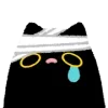 🤩 emoji ᑲᥣᥲᥴk ᥴᥲ𝗍 ♡︎ @I1RRN Telegram sticker 13 of 40