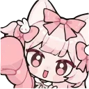 👋 emoji ˗ˋʚ 𝑔𝑖𝑟𝑙𝑖𝑒 ♡︎ @I1RRN ɞˊ˗ Telegram sticker 1 of 112