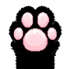 🐾 emoji Black emojis @StickersPackRobot Telegram sticker 21 of 198