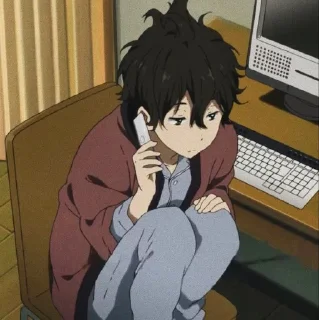 😪 emoji Oreki hôtaru by @Miyukotto Telegram sticker 10 of 69