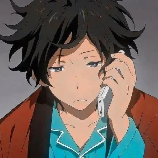 😪 emoji Oreki hôtaru by @Miyukotto Telegram sticker 12 of 69