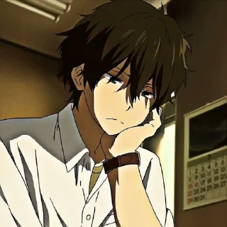 😪 emoji Oreki hôtaru by @Miyukotto Telegram sticker 20 of 69