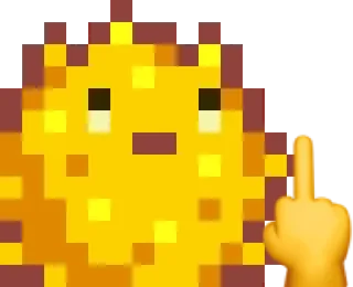 🖕 emoji Stardew Valley Puffer Telegram sticker 14 of 119