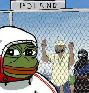 Sticker from Polish Border Guard