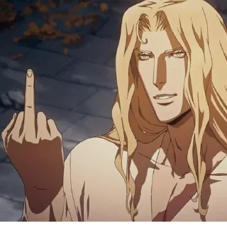 🖕 emoji Castlevania (@krowstickers) Telegram sticker 18 of 67