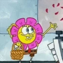 🌸 emoji bikini bottom react🏝 Telegram sticker 8 of 120