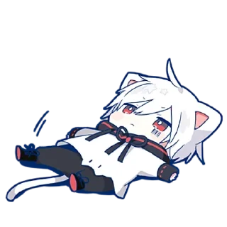 😅 emoji Мафу-тян @StickersPackRobot Telegram sticker 7 of 40
