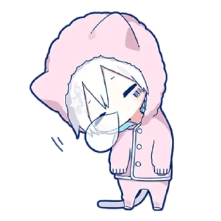 😴 emoji Мафу-тян @StickersPackRobot Telegram sticker 5 of 40