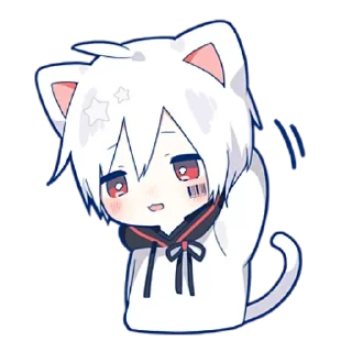 🤷‍♀ emoji Мафу-тян @StickersPackRobot Telegram sticker 20 of 40