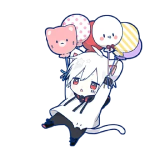 🎈 emoji Мафу-тян @StickersPackRobot Telegram sticker 19 of 40