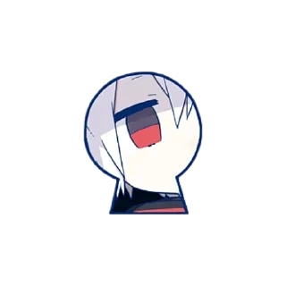 👁 emoji Мафу-тян @StickersPackRobot Telegram sticker 12 of 40