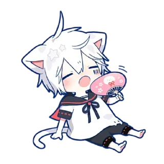 🙃 emoji Мафу-тян @StickersPackRobot Telegram sticker 22 of 40