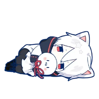 🙁 emoji Мафу-тян @StickersPackRobot Telegram sticker 2 of 40