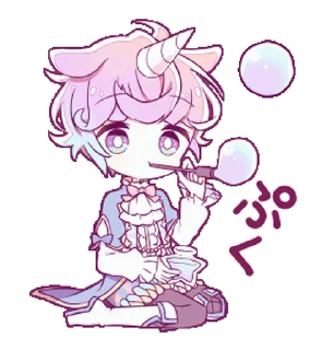 👧 emoji Makoto & Koto ^᪲ @ID_CALIXTE ོ𑁬 Telegram sticker 17 of 20