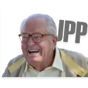Sticker from Jean Marie Le Pen
