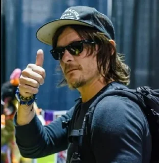 Sticker from Daryl Dixon by @Lieutenant_Nightwolf