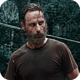 💇 emoji (TWD RICK GRIMES)  MH Telegram sticker 18 of 102