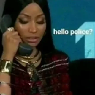 👮‍♀ emoji Nicki the Queen Telegram sticker 10 of 13