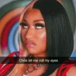 😂 emoji Nicki the Queen Telegram sticker 2 of 13