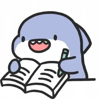 🐟 emoji 小鲨鱼-阿正  @JYT666 Telegram sticker 17 of 75