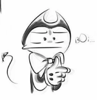 🔳 emoji bendy Telegram sticker 7 of 75
