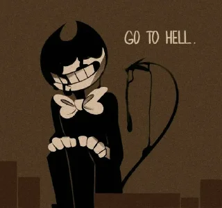 🔳 emoji bendy Telegram sticker 24 of 75