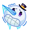 🥶 emoji 防丢 @hpylc 导航 @hbnnpc Telegram sticker 18 of 50