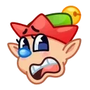 😫 emoji 防丢 @hpylc 导航 @hbnnpc Telegram sticker 14 of 50