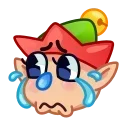 😢 emoji 防丢 @hpylc 导航 @hbnnpc Telegram sticker 15 of 50