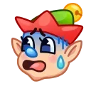 😰 emoji 防丢 @hpylc 导航 @hbnnpc Telegram sticker 20 of 50