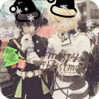 Sticker from mika and yuu
