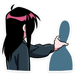 Sticker from Мори