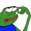 😥 emoji Pepe ➡️ @Ctikerubot Telegram sticker 18 of 57
