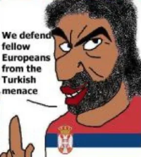 🇷🇸 emoji we are whites Telegram sticker 20 of 27